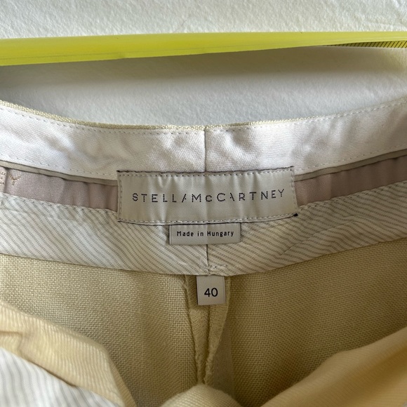 Stella McCartney vintage cream wide leg women’s pants - Picture 6 of 6